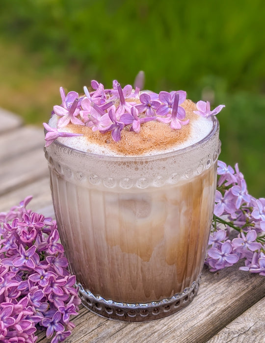 Lilac Iced Coffee